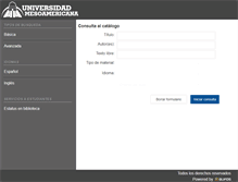 Tablet Screenshot of biblioteca.umes.edu.gt